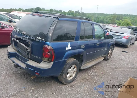2002 Chevrolet Trailblazer Ls из США, поврежденный, VIN 1GNDS13S322179535